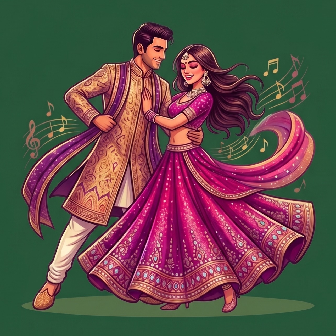 Sangeet dance